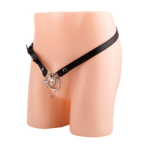 CH56 - Short Chastity Cage & Cock Ring with Ears - Oxy-shop