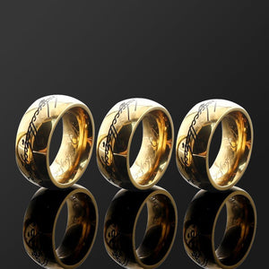 24K Gold "One to rule them all" Glans Ring - Oxy-shop