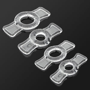 4 pc x Ejaculation Delay Rings - Oxy-shop