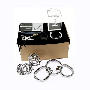 Chastity Discovery Set - Locked in Steel - Oxy-shop