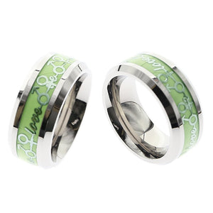 Fluorescent Glans Ring - "Love" - Oxy-shop