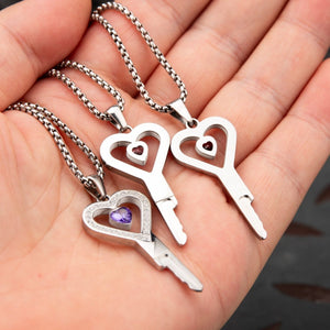 💝 Heartkeeper - Chastity Key Locket - Real Moisssanite Diamonds - Oxy-shop