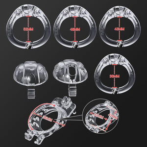 No-Pee Chastity Cage / Interchangeable cage tubes - Oxy-shop