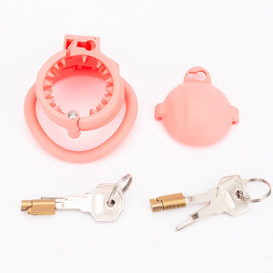 Slip Cap Design Spiked Chastity Cage - Oxy-shop