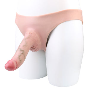 " The Big Boost " - Silicone Panties With Hollow dildo.