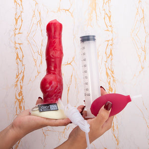 Ejaculating Dog dick Dildo - Add any liquid - Oxy - shop