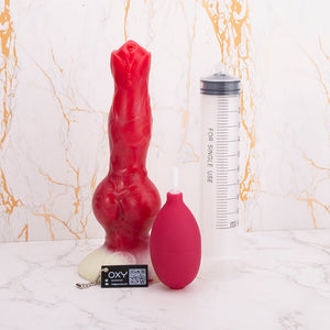 Ejaculating Dog dick Dildo - Add any liquid - Oxy - shop