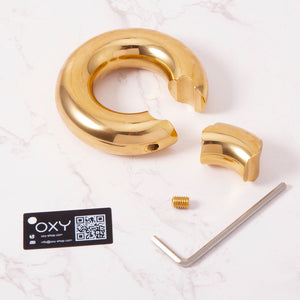 Gold Round Ball Stretcher - Easy lock - 1 Size - Oxy - shop