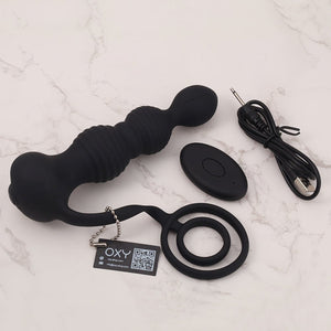 "Man's best friend" - Remote Butt plug + Cock ring - Oxy - shop