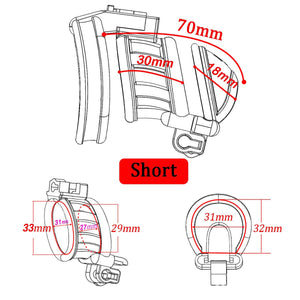 Opening Top Chastity - 3 Sizes - Oxy - shop