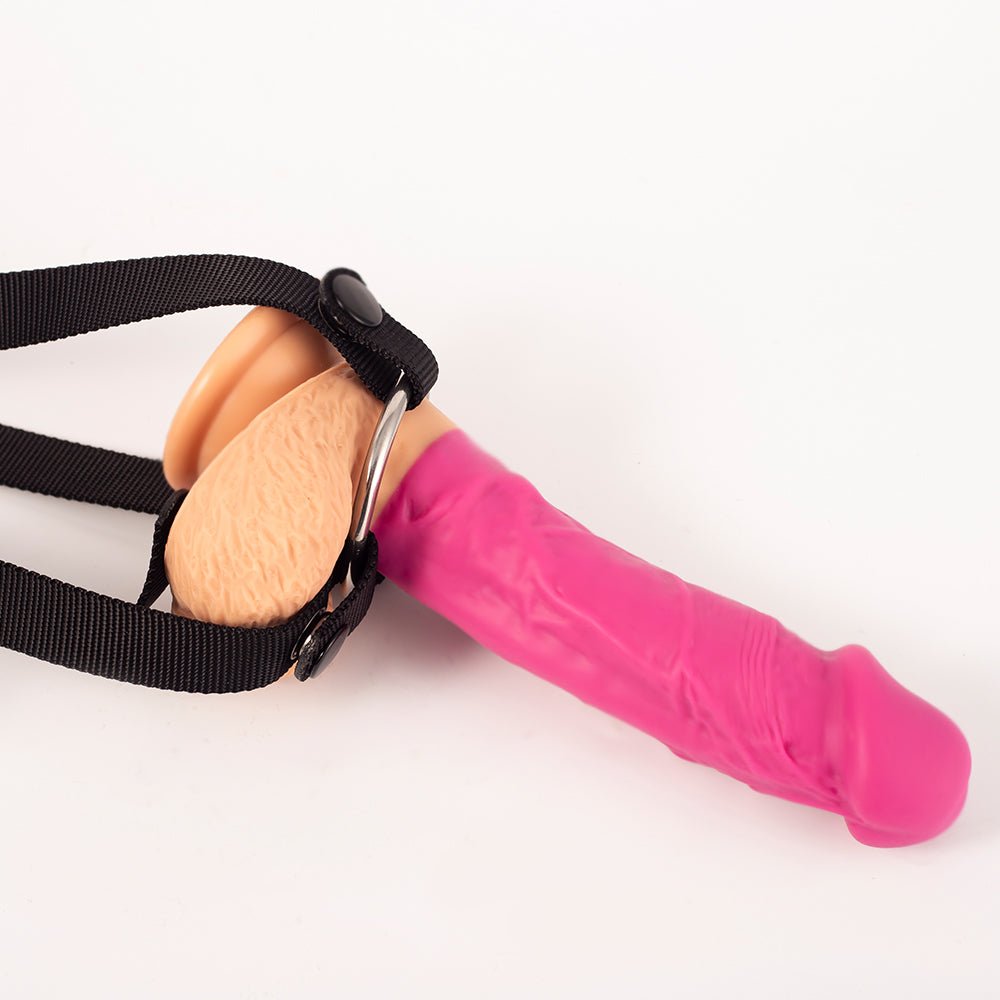 Pegging Combo - Harness Strap-on Belt + Realistic Dildo - Oxy-shop