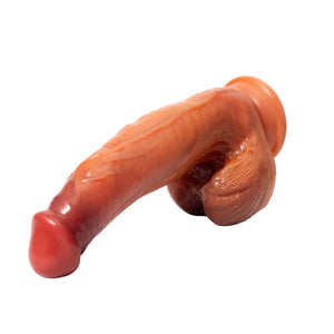 Shiny Realistic Looking Suction Cup Dildo - Oxy - shop