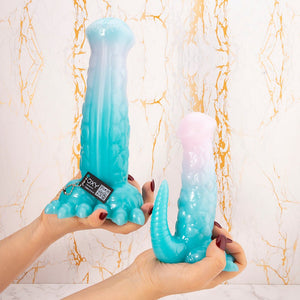 The Dino – Dinosaur - Inspired Dildo with Thick Shaft and Tail - Oxy - shop