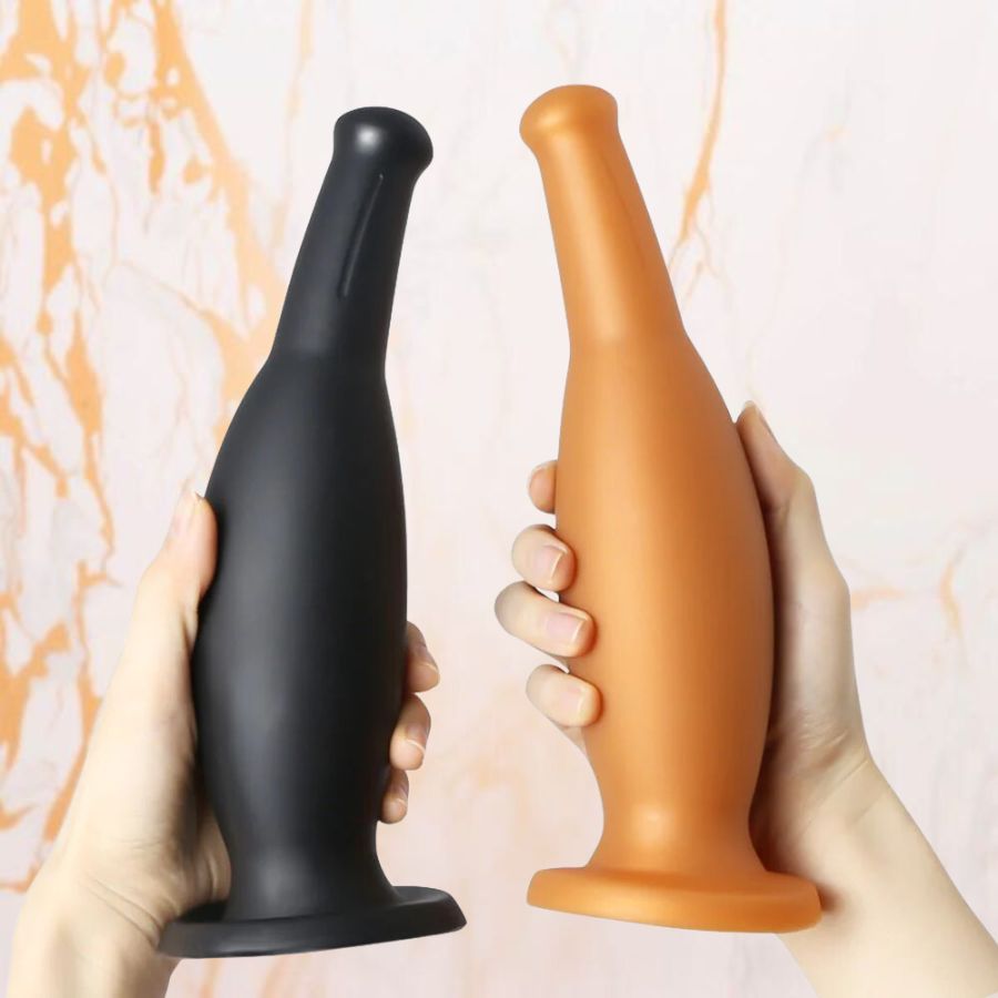 "The knot" Butt plug & Dildo - Black or Orange - Oxy - shop