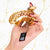 24K Gold Dragon Chastity FLAT Ring 3.34" / 85mm - Oxy-shop