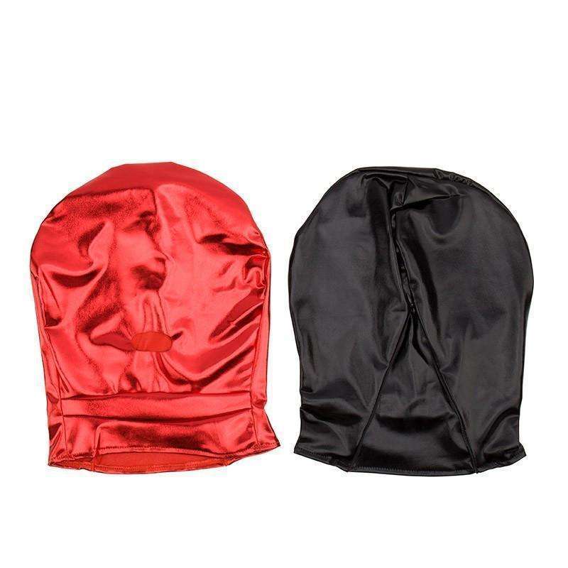 Cagoule BDSM bouche ouverte —