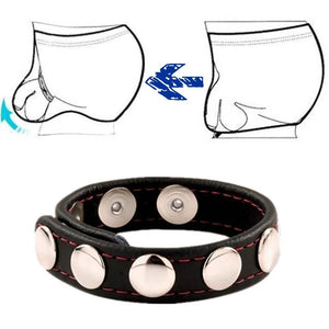 Adjustable Penis Ring Leather - "Leather Collar" - Oxy-shop