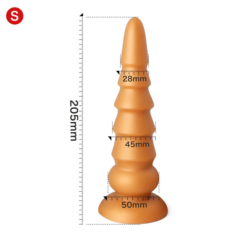 Catena anale in silicone con 7 palline di diverse dimensioni, dildo anale  in silicone con palline anali, palline anali, giocattoli del sesso anale  per