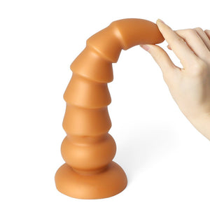 Bit by bit to a stretched butthole - Silicone Anal plug - Oxy-shop