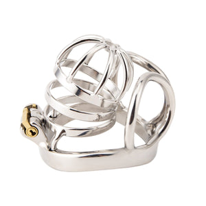 CH09-V2 - Steel Chastity with Balls Support - Oxy-shop