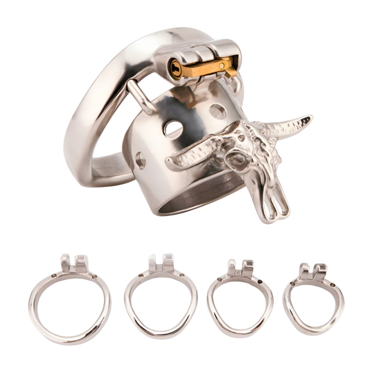 Open-Ended Chastity Cage | Bull Cock Cage 🐂 | Oxy Shop - Oxy-shop