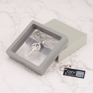 👑 Diamonds Crown - Chastity Key Locket - Real Moisssanite Diamonds - Oxy-shop