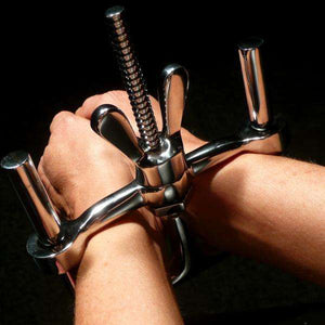 Dungeon Steel Hand-Cuffs - Oxy-shop