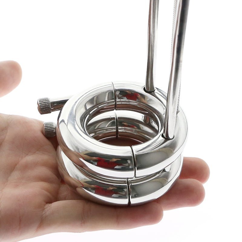 Double Ring Extreme Cbt Ball Stretcher
