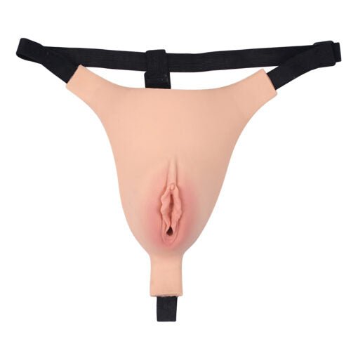Fake Silicone Vagina T-Back for Sissies