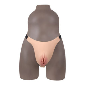 Fake Silicone Vagina T-Back for Sissies - Oxy-shop