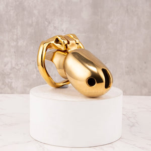 Golden HTV4 - Gold Chastity cage - Oxy-shop