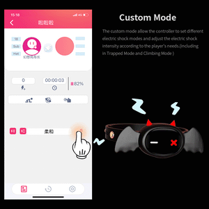 Little devil - App controlled Electric shock Collar - By Qiui