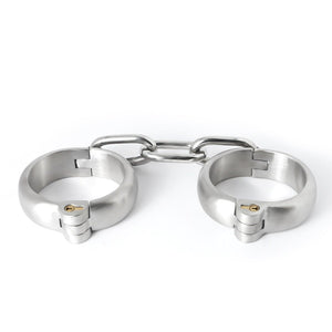 Lockable Steel Wrist or Ankle Shackles - Smooth and Secure - Oxy-shop