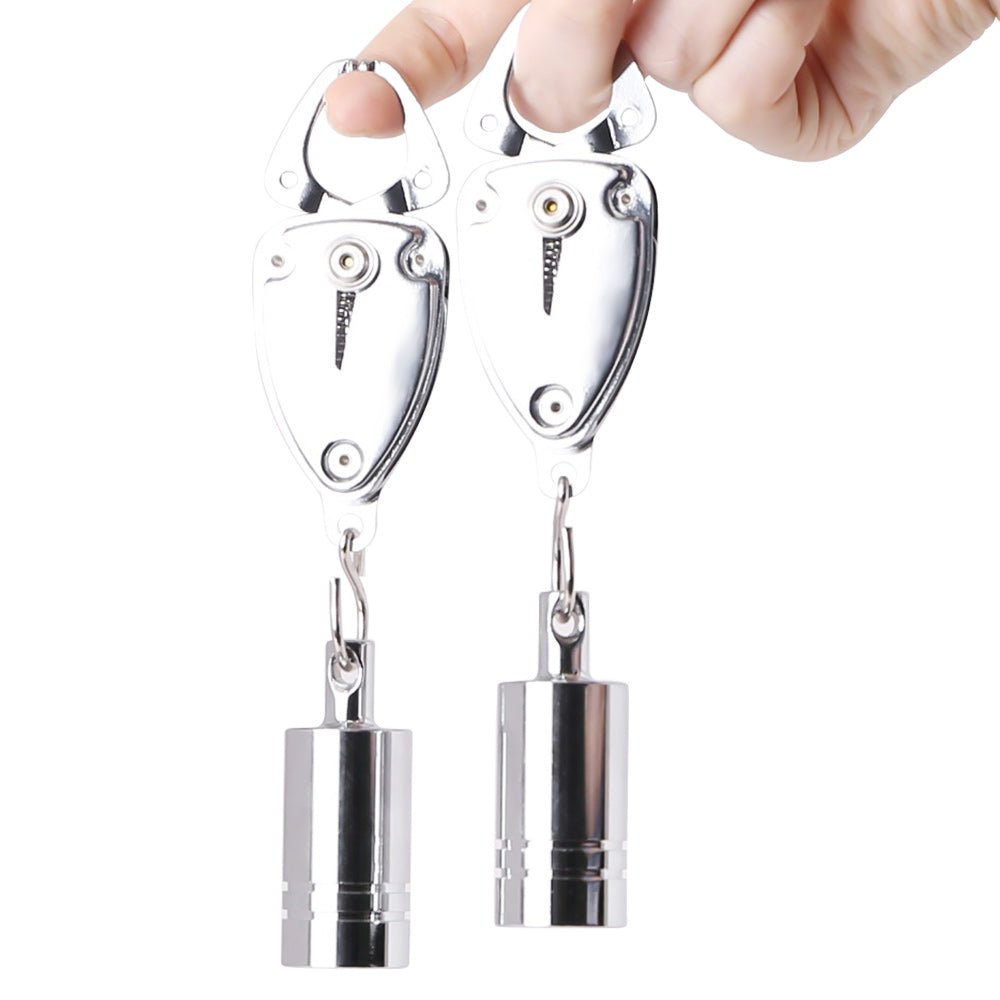 Nipple clamps with weights pic