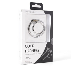 OXY05 - Locking Cock Ring/Cock Harness - Oxy-shop
