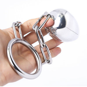 OXY11 - Anal Plug with Cock Ring - Oxy-shop