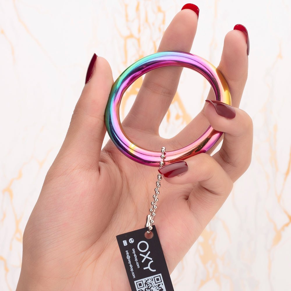 Rainbow Smooth Cock Ring - Oxy-shop