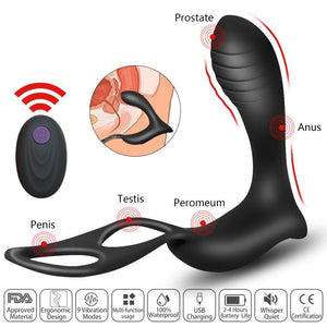 Remote Vibrating Butt plug - The Anal Crawl - Oxy-shop