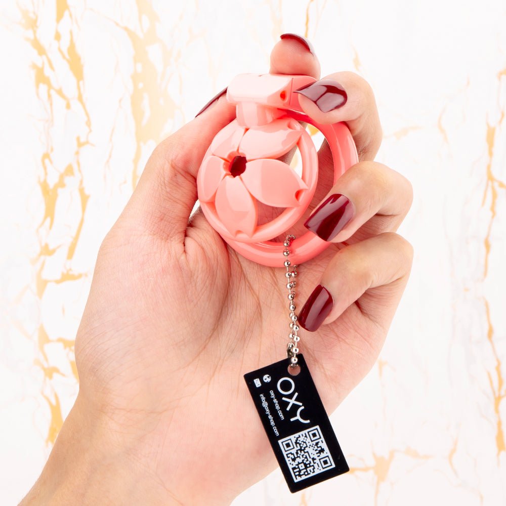 Sakura Blossom - Tiny Flower chastity cage - Oxy-shop