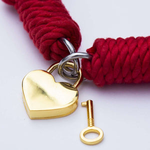 Shibari rope BDSM Collar - Braided BDSM symbol / Bondage gear - Oxy-shop