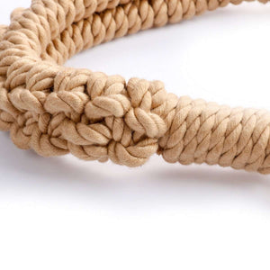 Shibari rope BDSM Collar - Braided BDSM symbol / Bondage gear - Oxy-shop