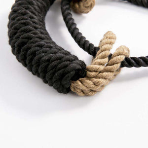 Shibari rope gag - BDSM bite gag with rope tie - Handmade Bondage toy - Oxy-shop