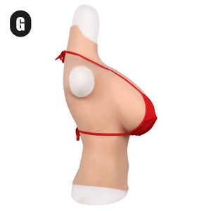 Silicone Breast Forms - Full Upper Vest for Crossdressers - Oxy-shop