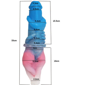 Silicone Double Ended Dildo - Fisting Dildo 13 '' | 33 cm - Oxy-shop