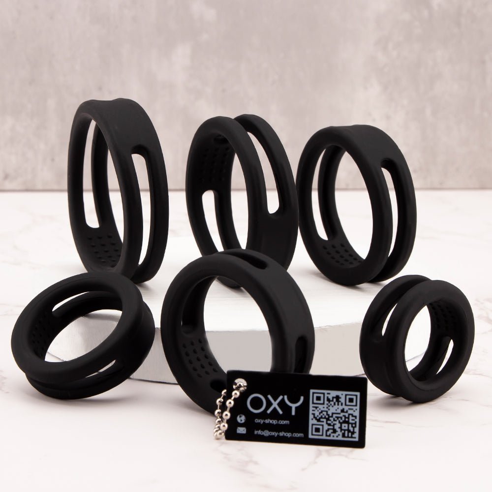 Silicone Penis Rings SET OF 6pcs - Oxy-shop