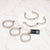 ★Spare part: Flat ring B for male chastity device, 5 Sizes to choose - Oxy-shop