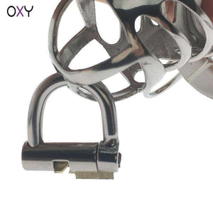 Stainless Steel PA Lock - Prince Albert Locked chastity Piercing - Oxy-shop