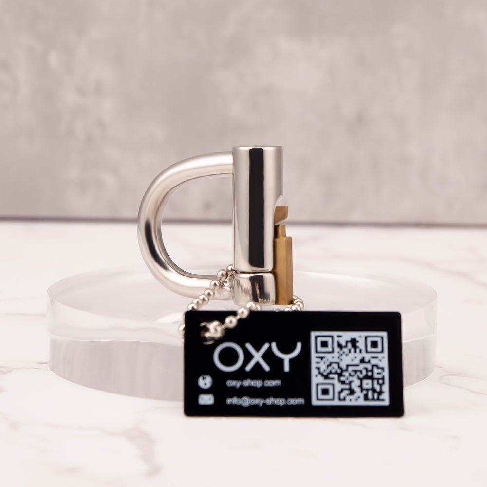 Stainless Steel Prince Albert Chastity Lock 5 Mm Pa Lock Oxy Shop 7842