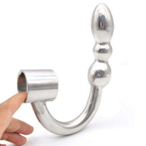 Steel Anal Plug + Cock Ring / Ass-Gasm - Oxy-shop