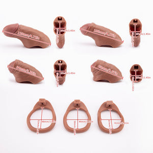 Ultra Realistic Cock Cage - Best Realistic Chastity Device - Oxy-shop